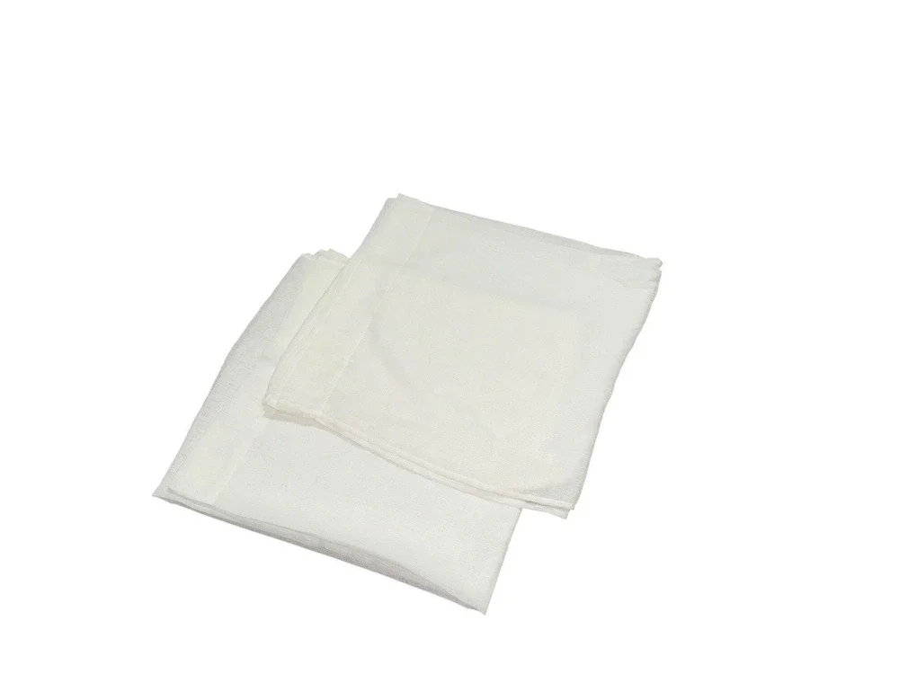 Pair of Gauze Semi Sheer Curtains Drapes 2 Panels Solid White 84
